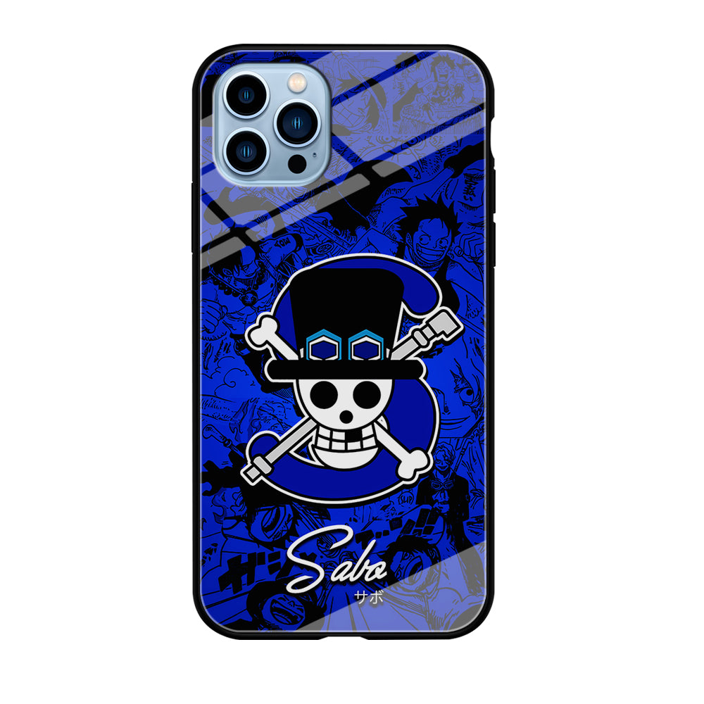 One Piece Sabo Logo Comic iPhone 12 Pro Max Case-Phone Case-Tempered Glass Case-Altracase
