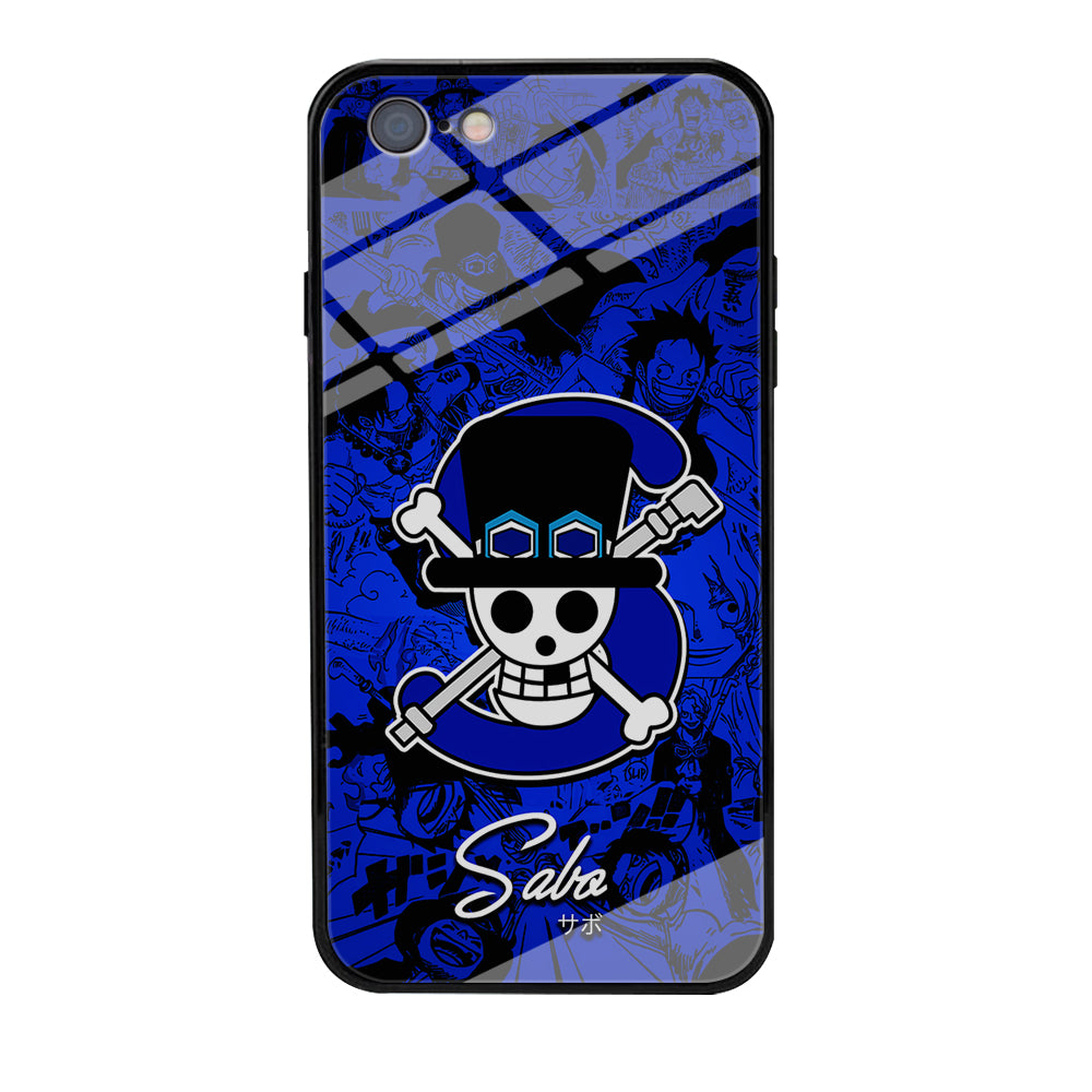 One Piece Sabo Logo Comic iPhone 6 Plus | 6s Plus Case-Phone Case-Tempered Glass Case-Altracase