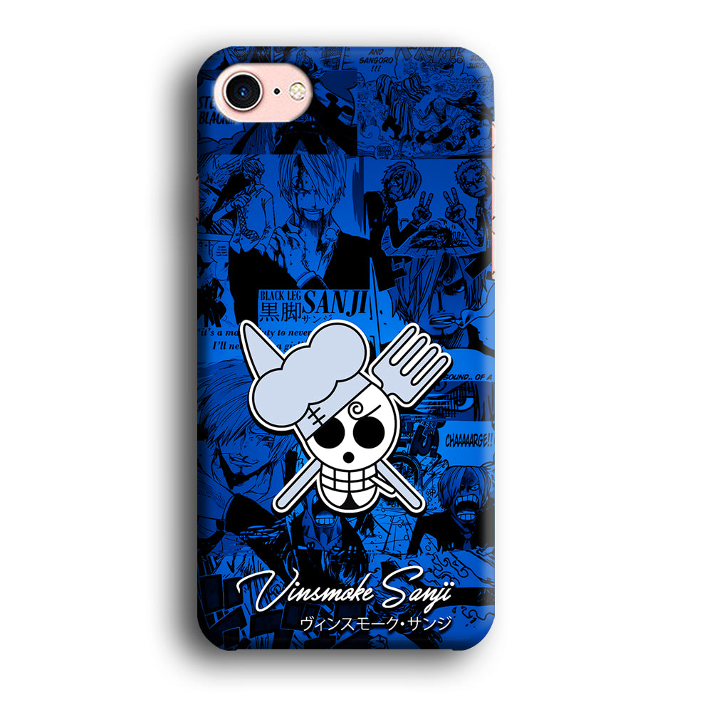 One Piece Sanji Logo Comic iPhone 7 Case-Phone Case-3D Case-Altracase