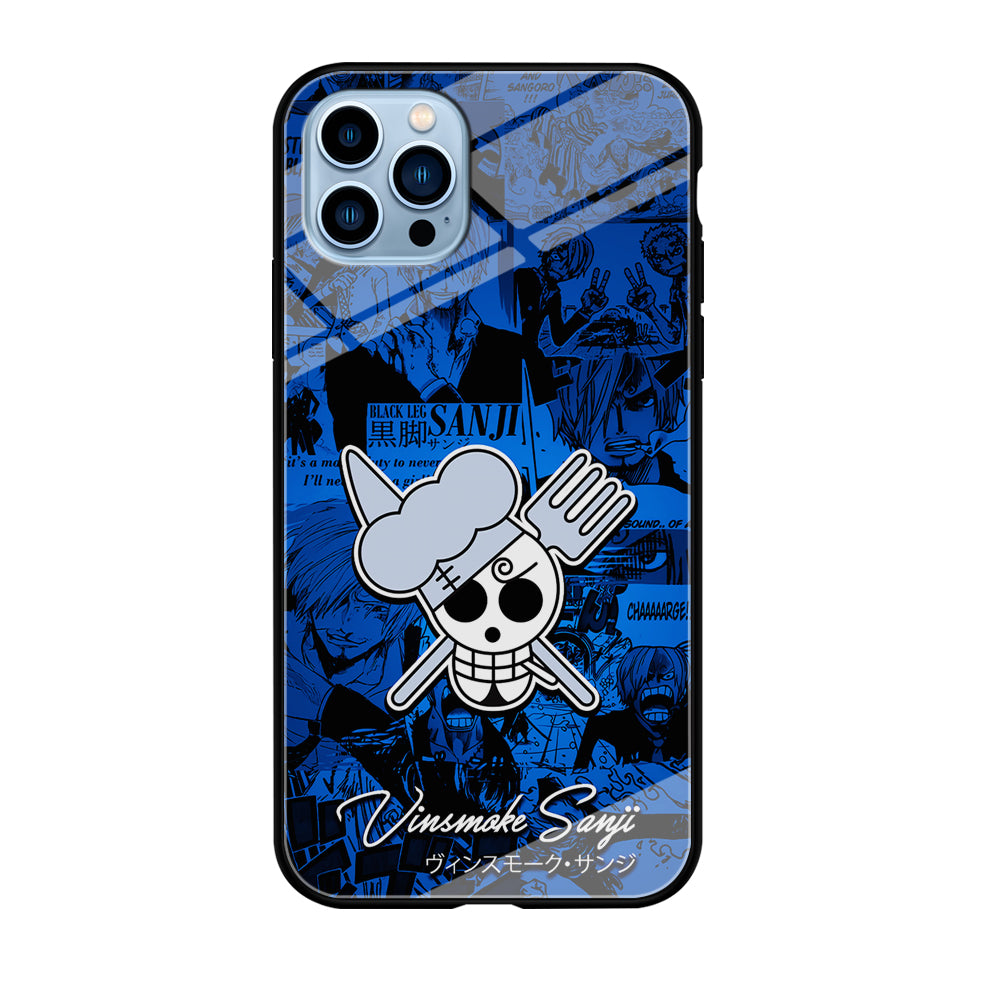 One Piece Sanji Logo Comic iPhone 12 Pro Max Case-Phone Case-Tempered Glass Case-Altracase