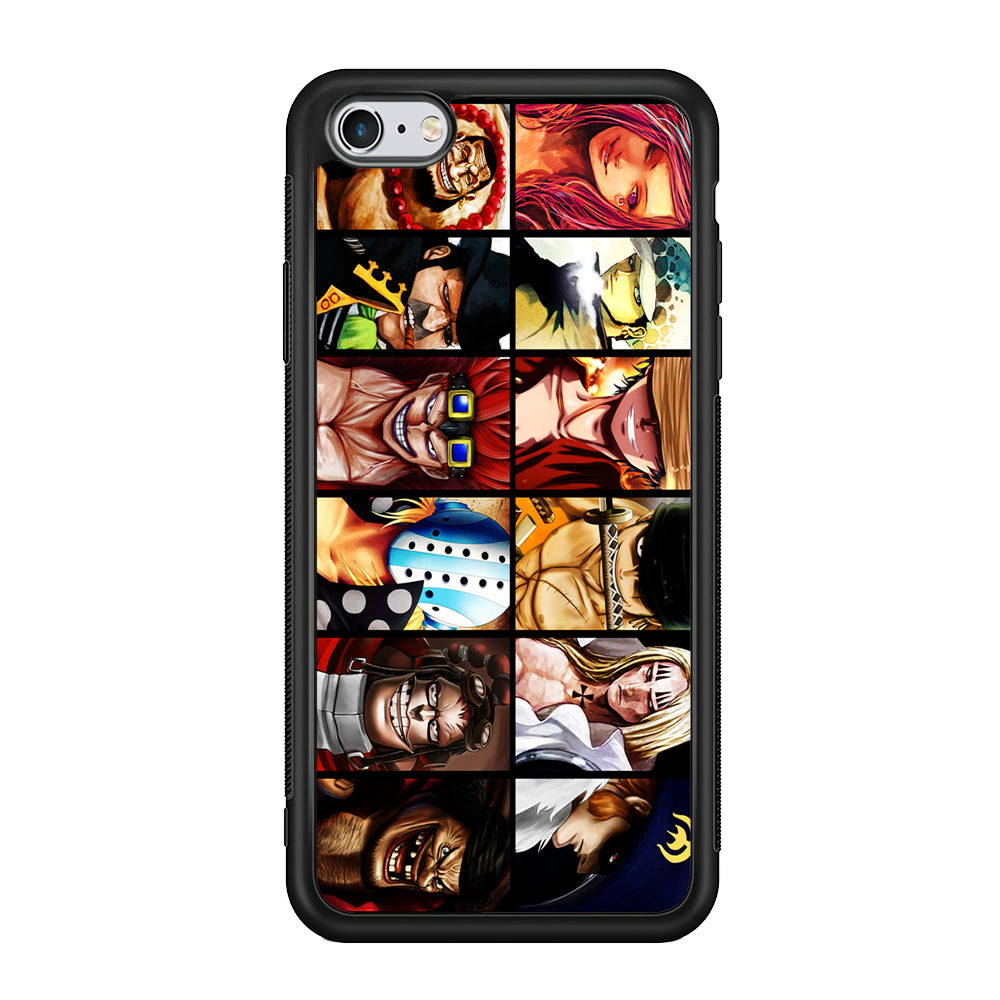 One Piece Supernova iPhone 6 | 6s Case-Phone Case-Rubber Black (2D Case)-Altracase