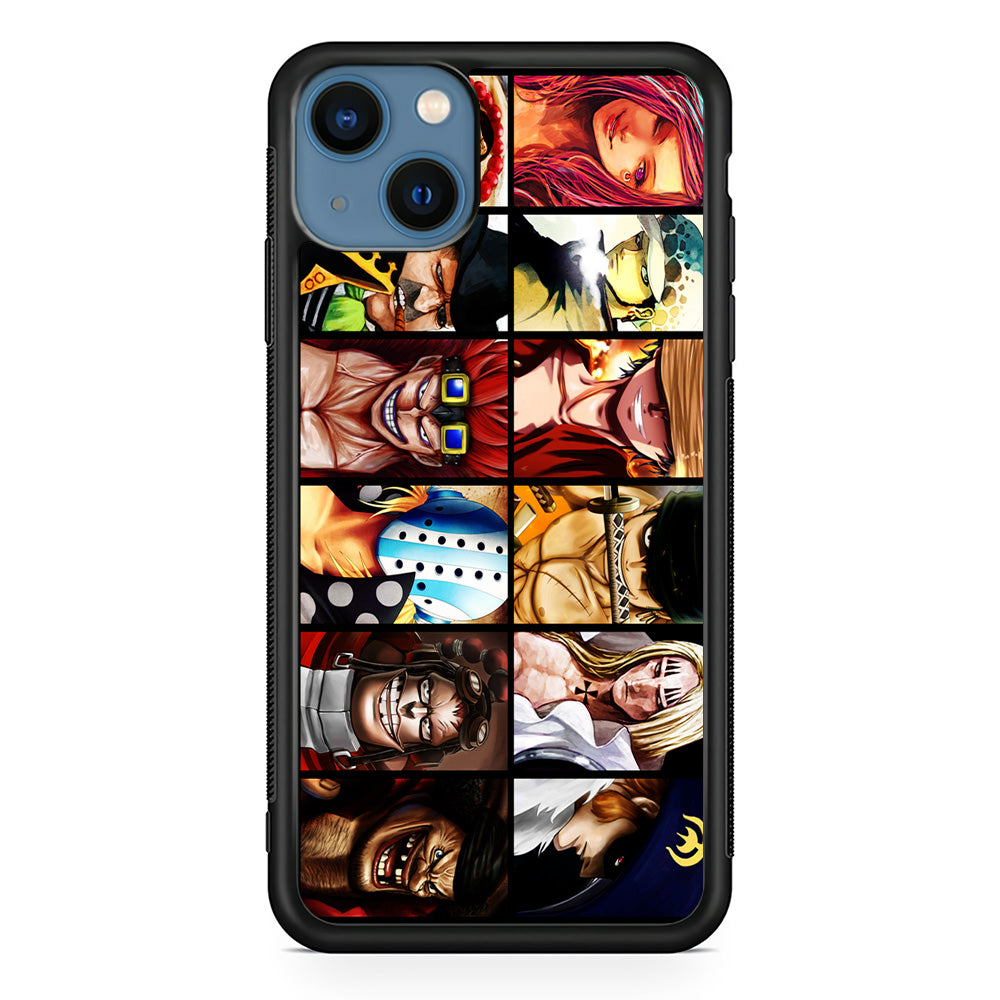 One Piece Supernova iPhone 13 Case-Phone Case-Rubber Black (2D Case)-Altracase