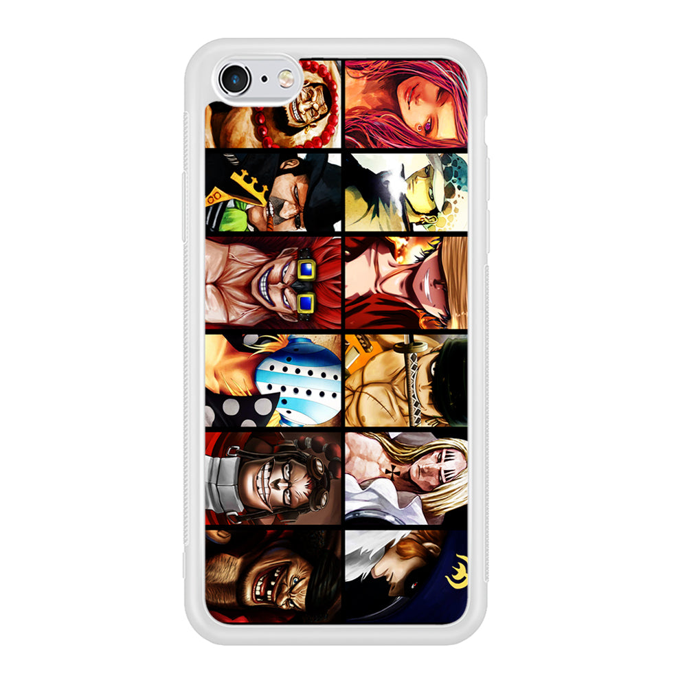 One Piece Supernova iPhone 6 | 6s Case-Phone Case-Rubber White (2D Case)-Altracase