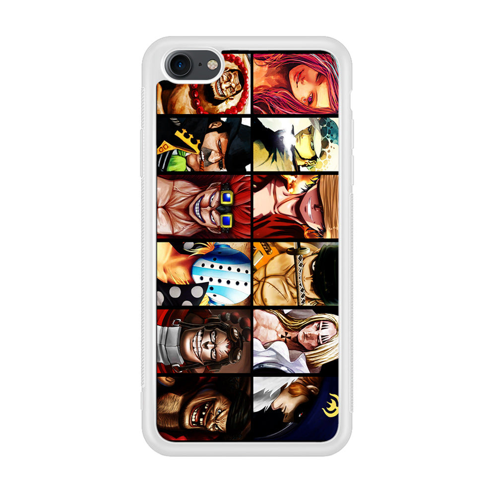 One Piece Supernova iPhone 7 Case-Phone Case-Rubber White (2D Case)-Altracase