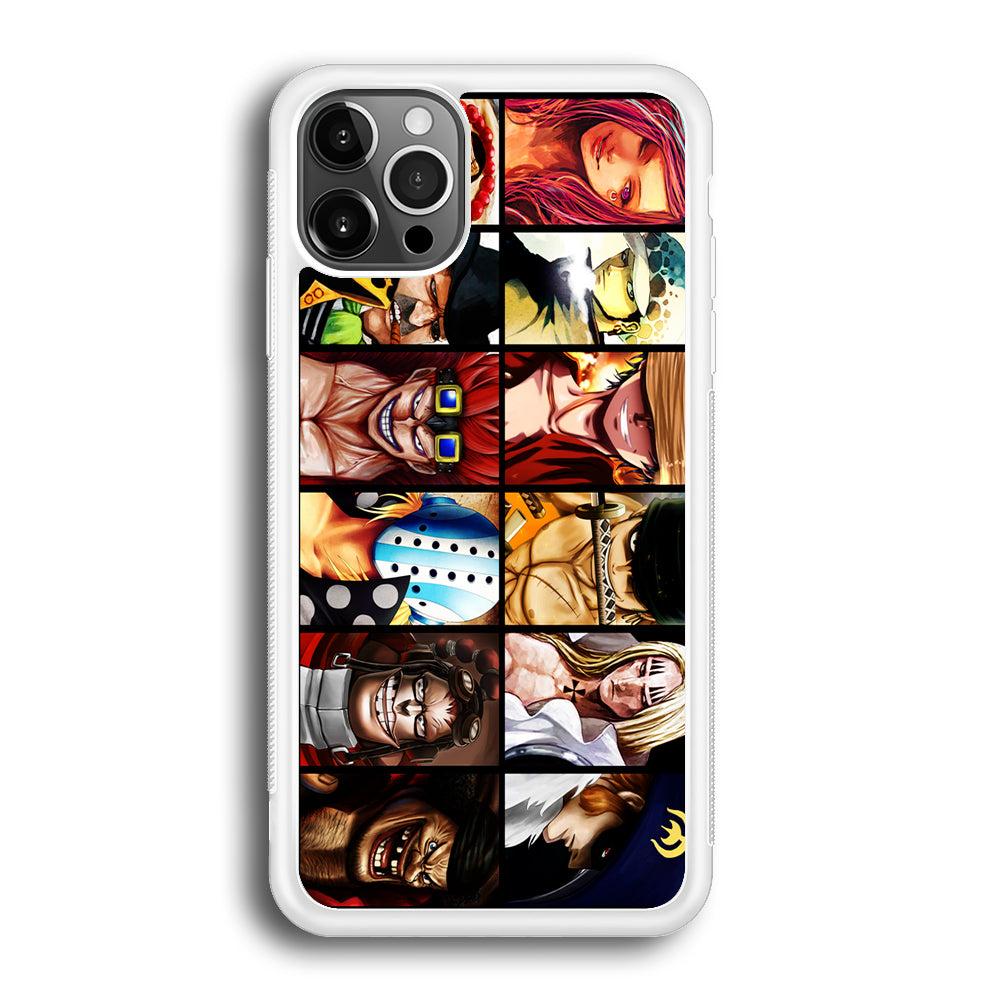 One Piece Supernova iPhone 12 Pro Max Case-Phone Case-Rubber White (2D Case)-Altracase