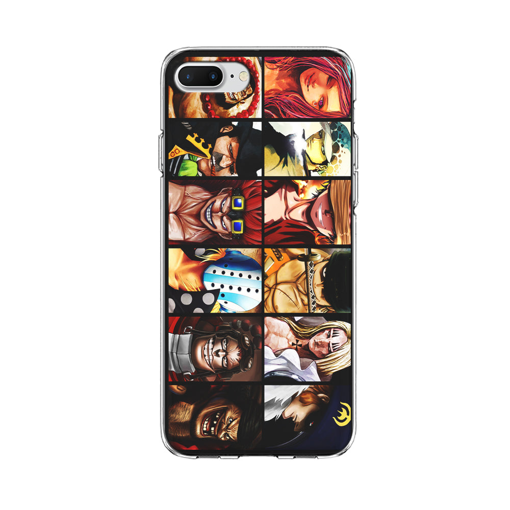 One Piece Supernova iPhone 8 Plus Case-Phone Case-Clear Soft Case-Altracase