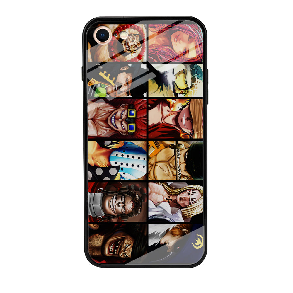 One Piece Supernova iPhone 7 Case-Phone Case-Tempered Glass Case-Altracase