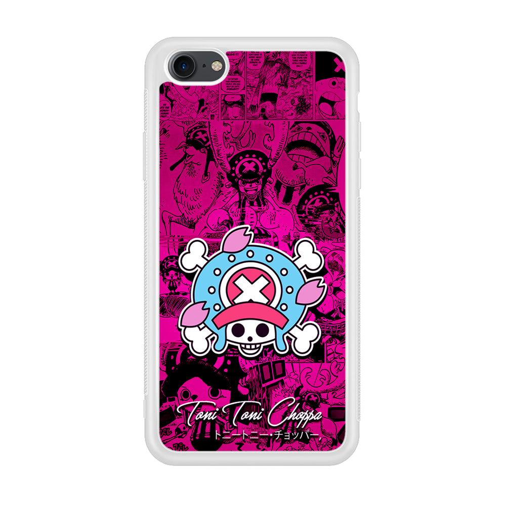 One Piece Tony Chopper Comic iPhone 7 Case-Phone Case-Rubber White (2D Case)-Altracase