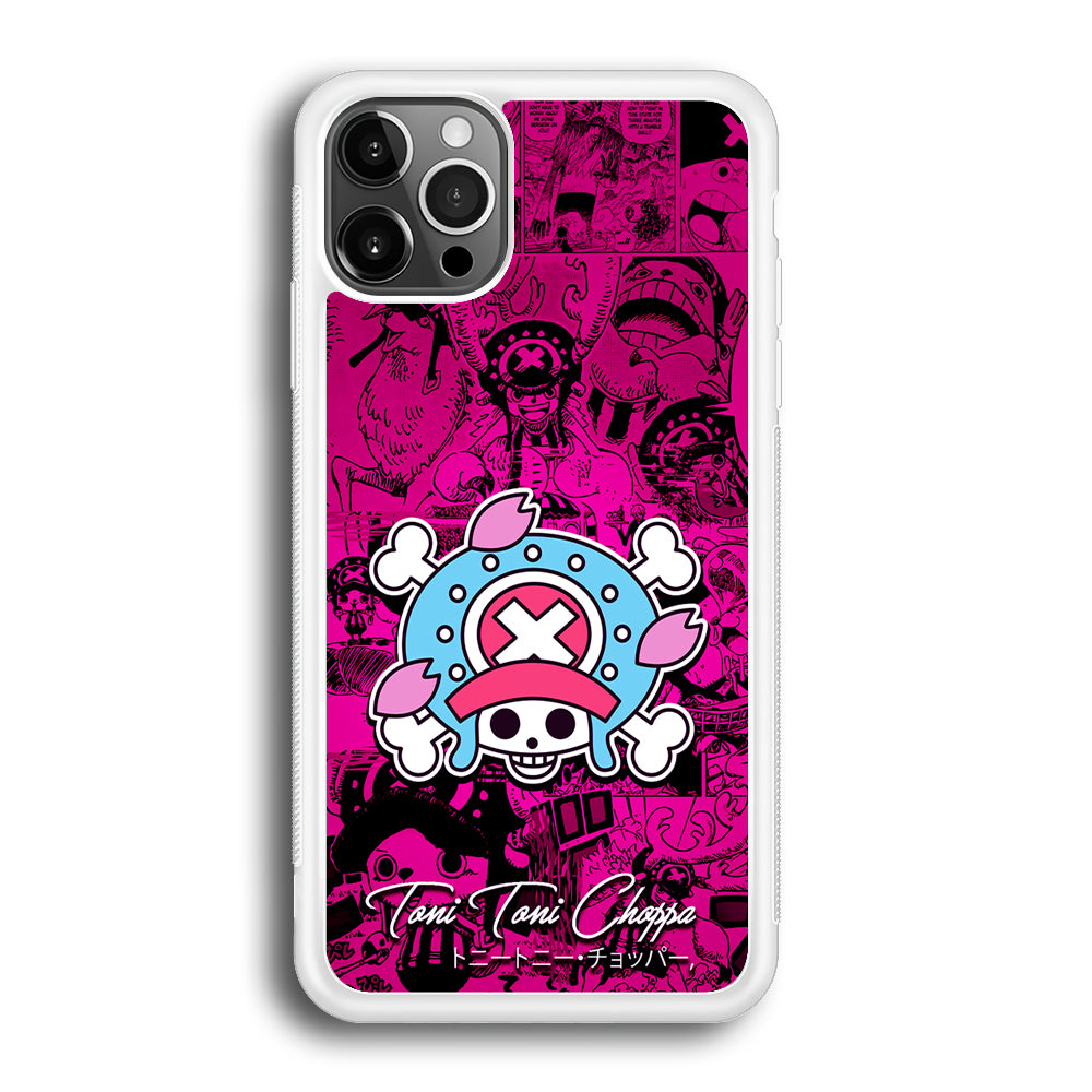 One Piece Tony Chopper Comic iPhone 12 Pro Max Case-Phone Case-Rubber White (2D Case)-Altracase