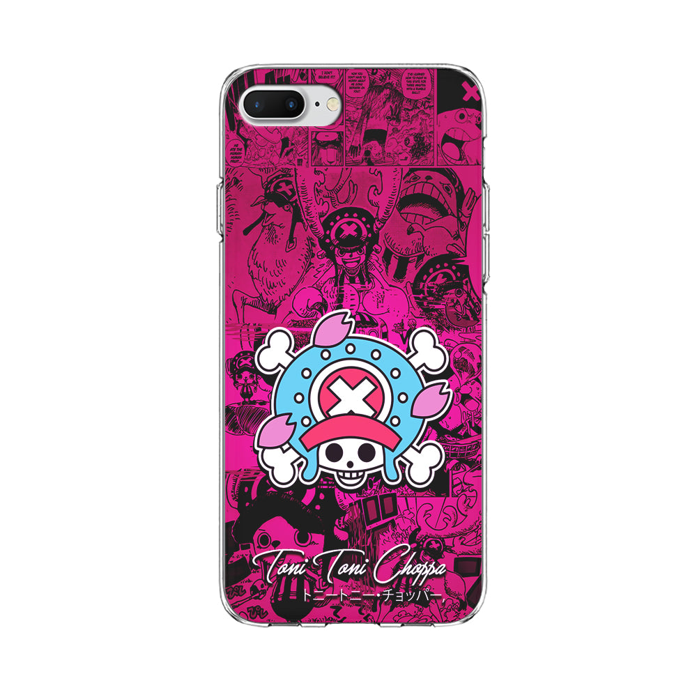 One Piece Tony Chopper Comic iPhone 8 Plus Case-Phone Case-Clear Soft Case-Altracase