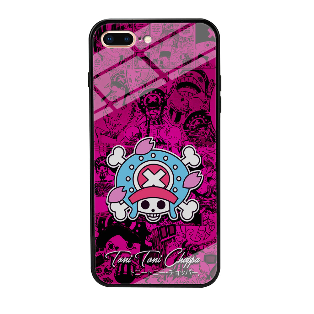 One Piece Tony Chopper Comic iPhone 8 Plus Case-Phone Case-Tempered Glass Case-Altracase