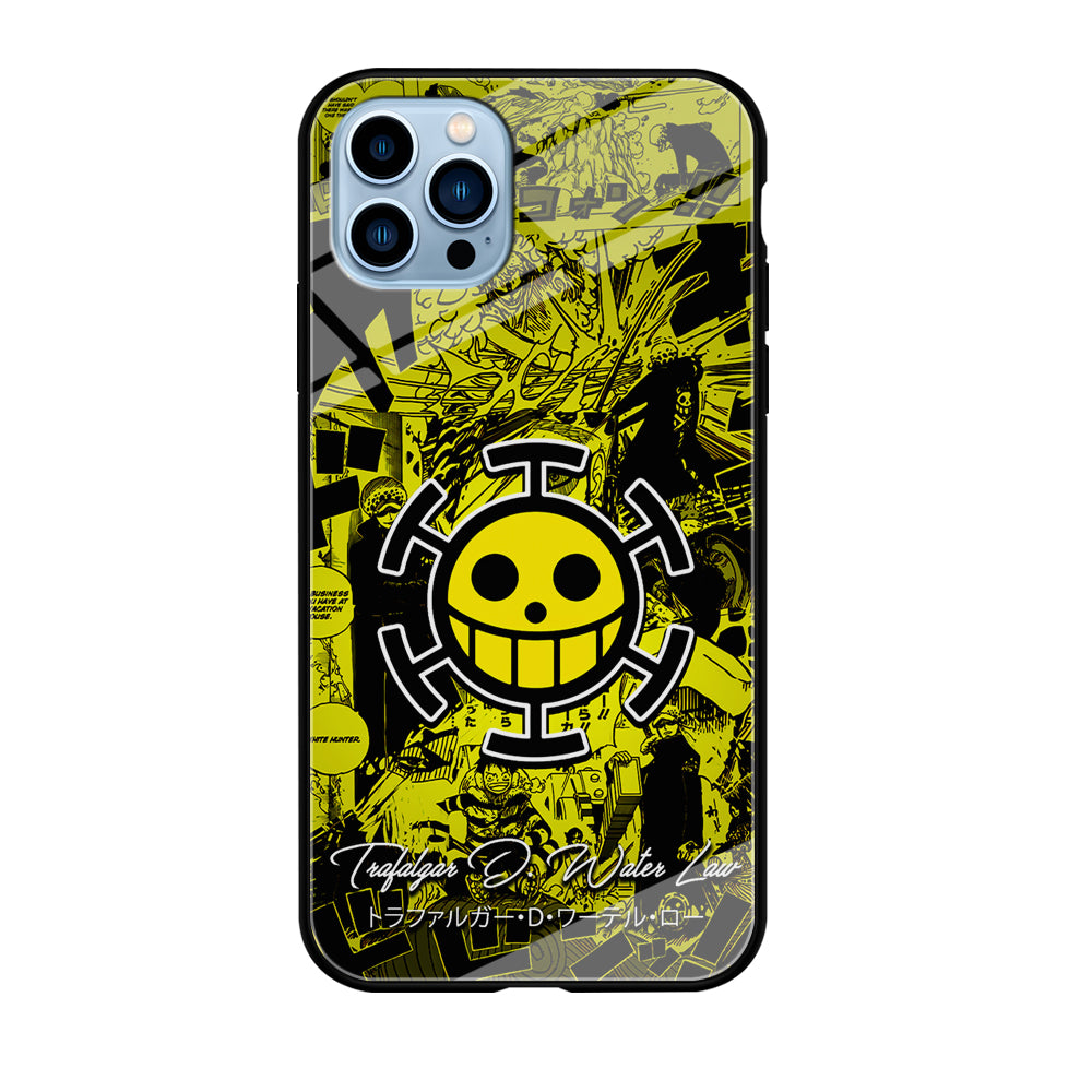 One Piece Trafalgar Law Comic iPhone 12 Pro Max Case-Phone Case-Tempered Glass Case-Altracase