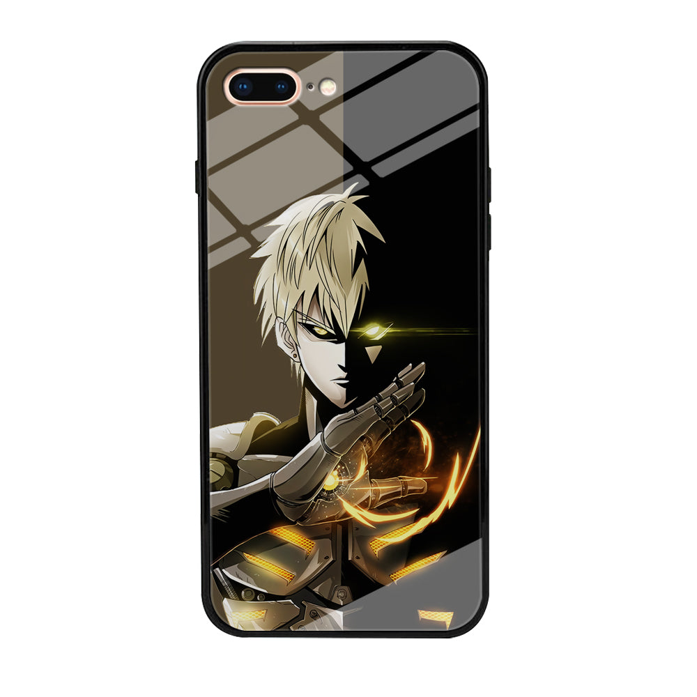 One Punch Man Genos Cyborg iPhone 8 Plus Case-Phone Case-Tempered Glass Case-Altracase