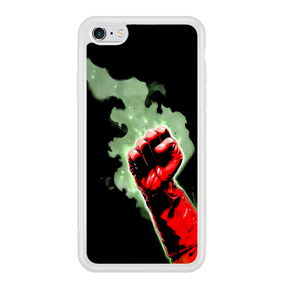 One Punch Man Saitama Punch iPhone 6 | 6s Case-Phone Case-Rubber White (2D Case)-Altracase