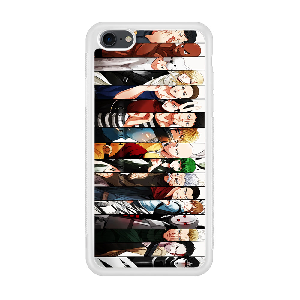 One Punch Man Saitama S-Class iPhone 7 Case-Phone Case-Rubber White (2D Case)-Altracase