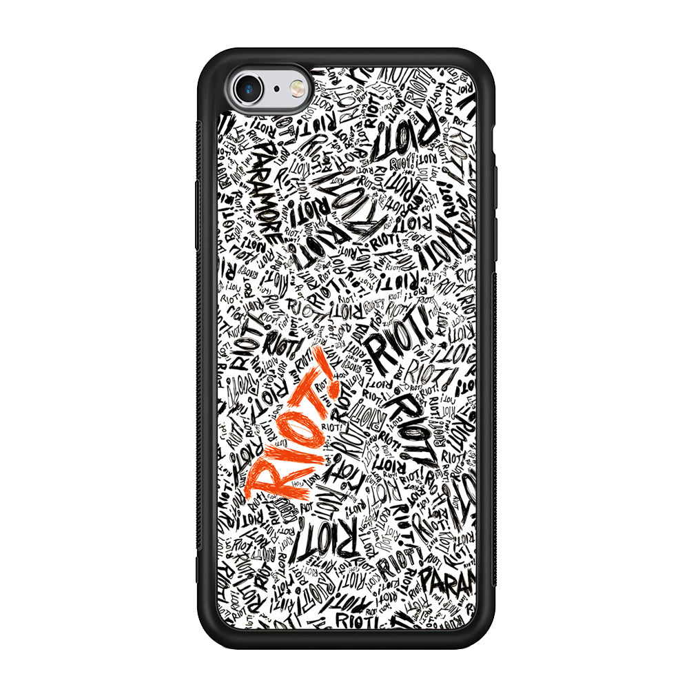 Paramore Riot Abstract iPhone 6 | 6s Case-Phone Case-Rubber Black (2D Case)-Altracase