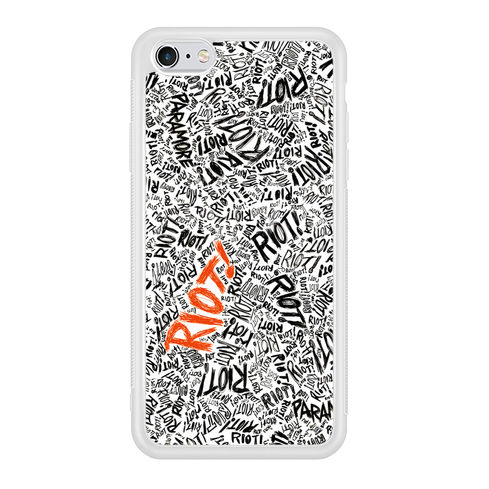 Paramore Riot Abstract iPhone 6 | 6s Case-Phone Case-Rubber White (2D Case)-Altracase