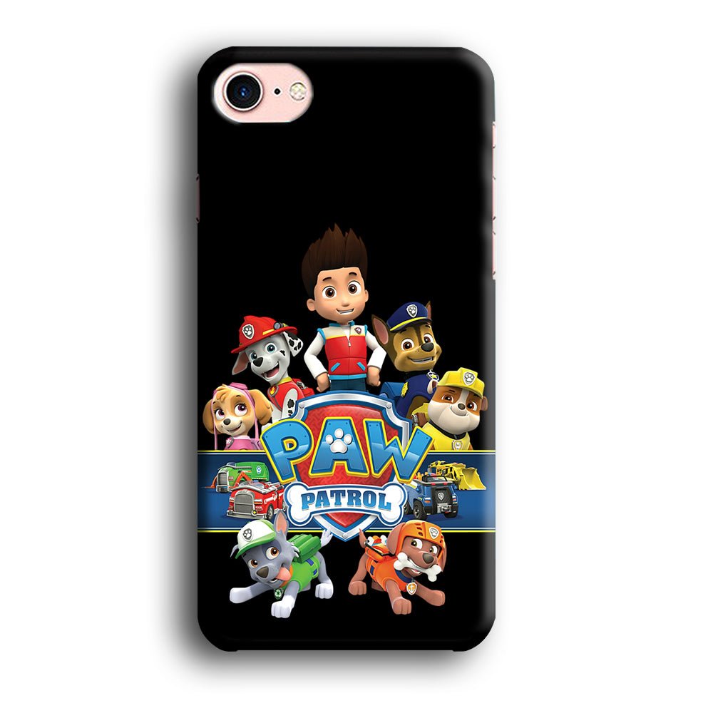 Paw Patrol Black iPhone 7 Case-Phone Case-3D Case-Altracase