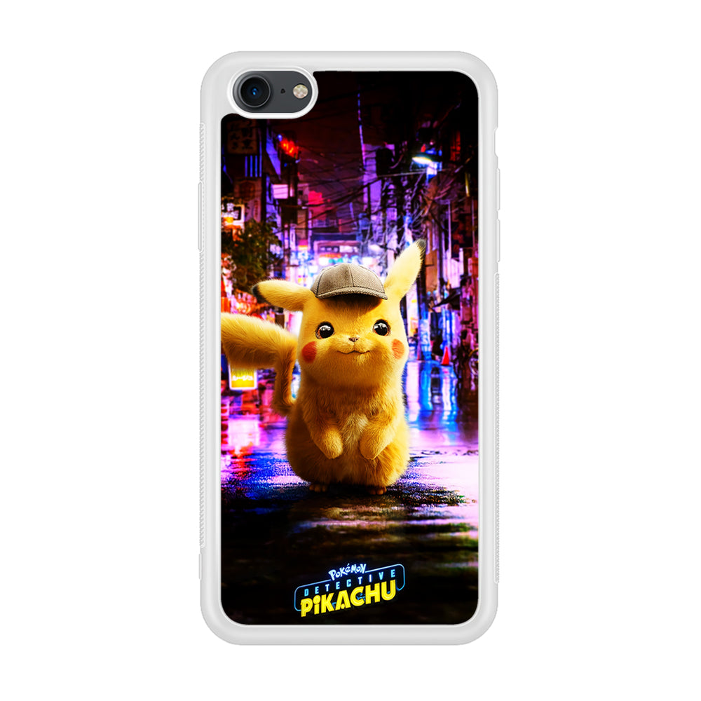 Pokemon Detective Pikachu iPhone 7 Case-Phone Case-Rubber White (2D Case)-Altracase