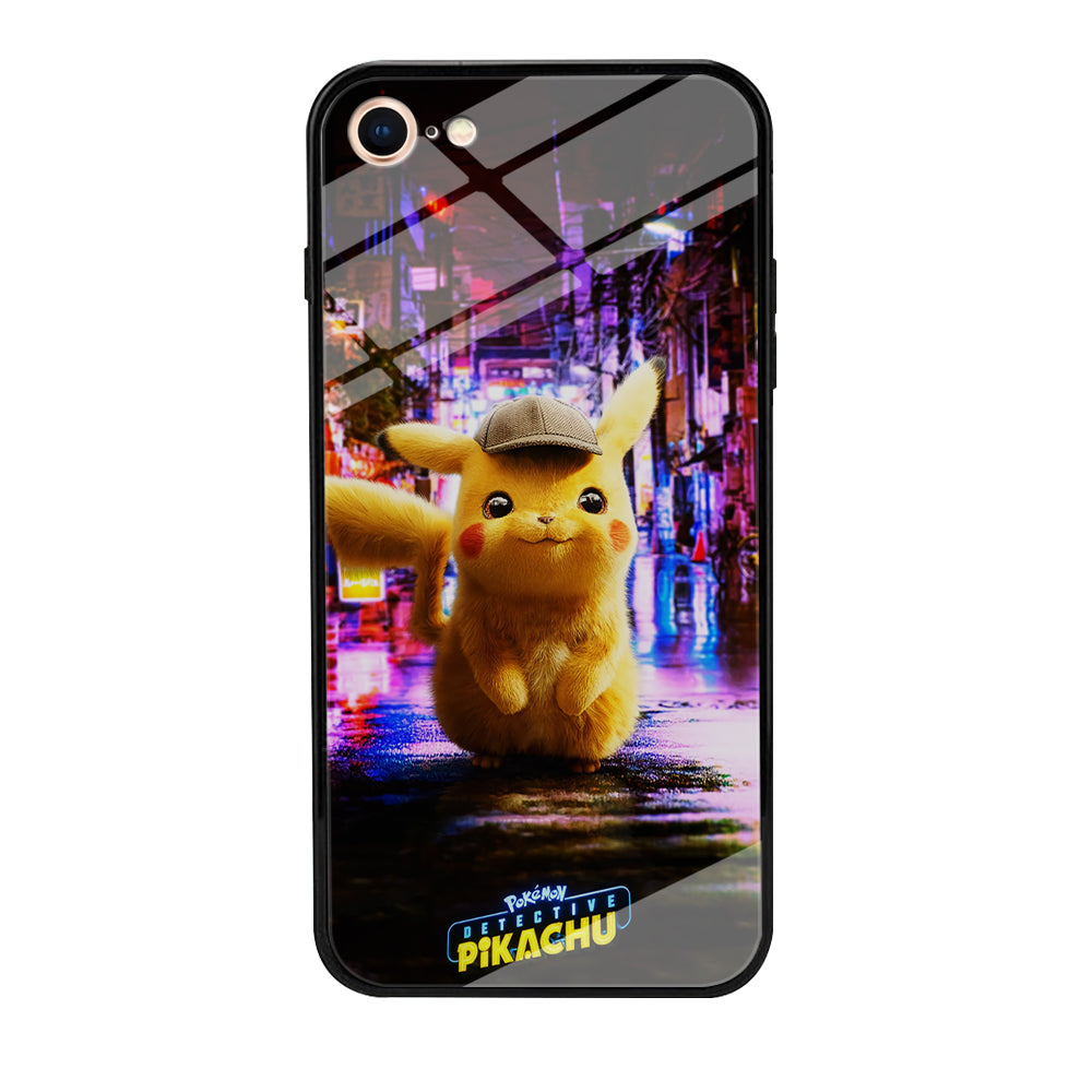 Pokemon Detective Pikachu iPhone 7 Case-Phone Case-Tempered Glass Case-Altracase