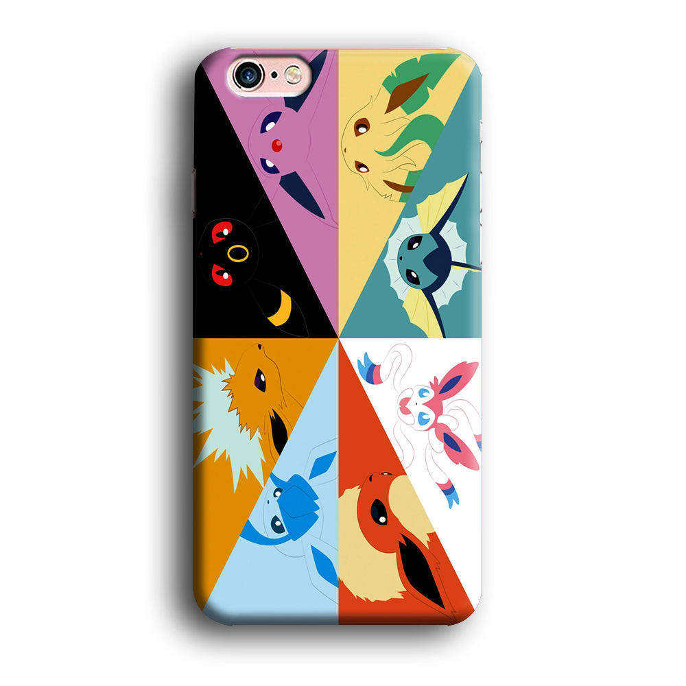 Pokemon Eevee Evolutions iPhone 6 | 6s Case-Phone Case-3D Case-Altracase