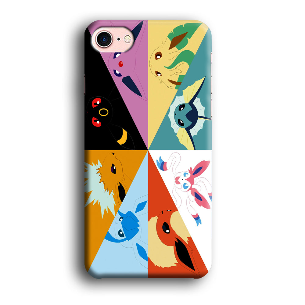 Pokemon Eevee Evolutions iPhone 7 Case-Phone Case-3D Case-Altracase