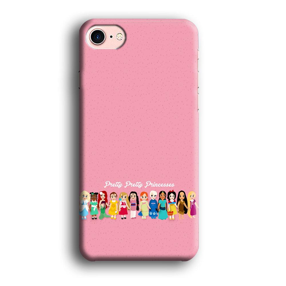 Pretty Pretty Princesses Pink iPhone 7 Case-Phone Case-3D Case-Altracase