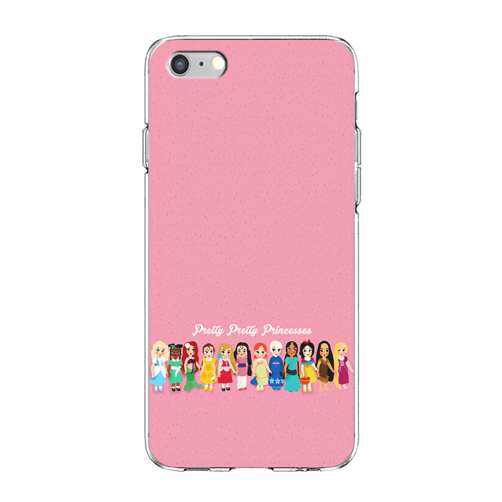Pretty Pretty Princesses Pink iPhone 6 | 6s Case-Phone Case-Clear Soft Case-Altracase