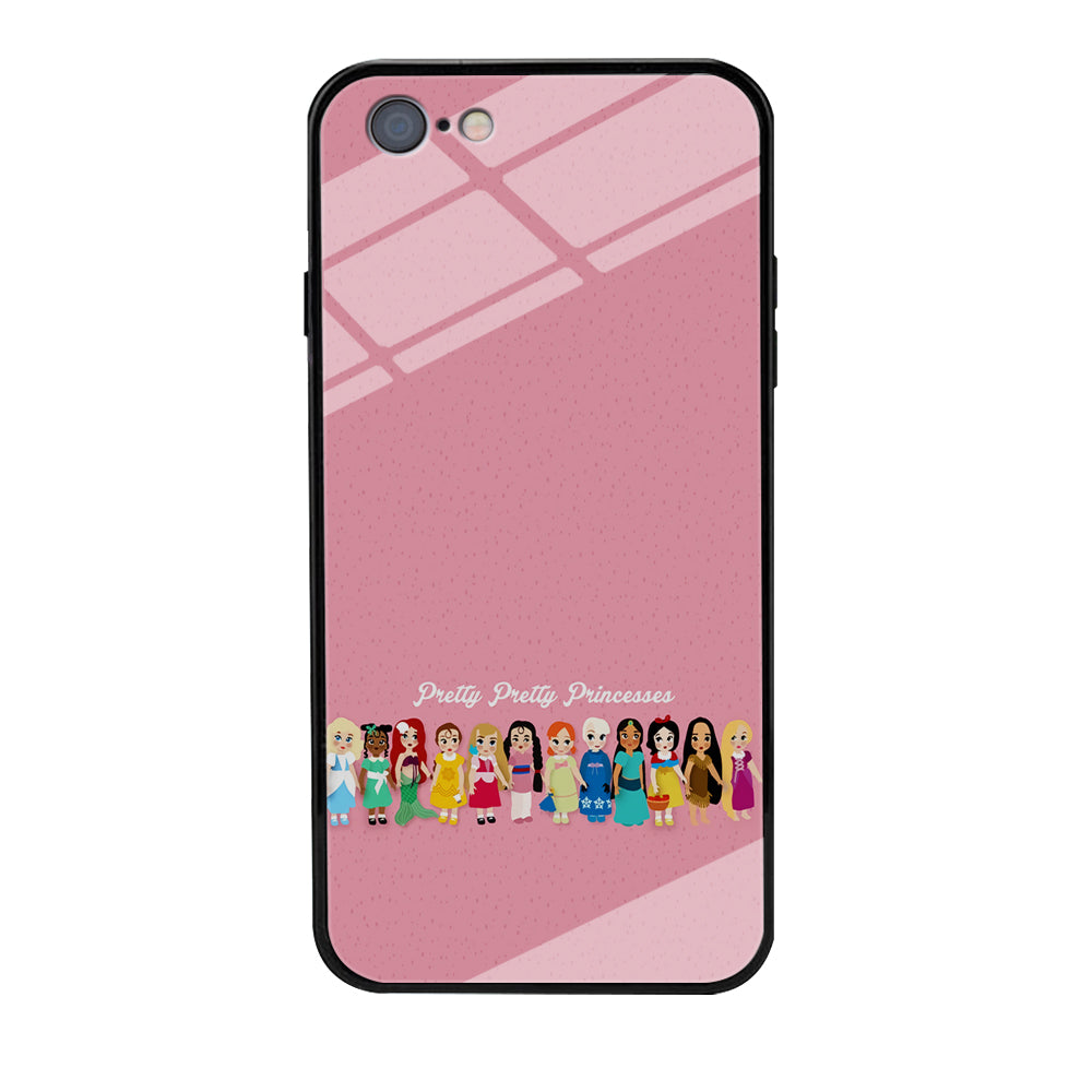 Pretty Pretty Princesses Pink iPhone 6 | 6s Case-Phone Case-Tempered Glass Case-Altracase