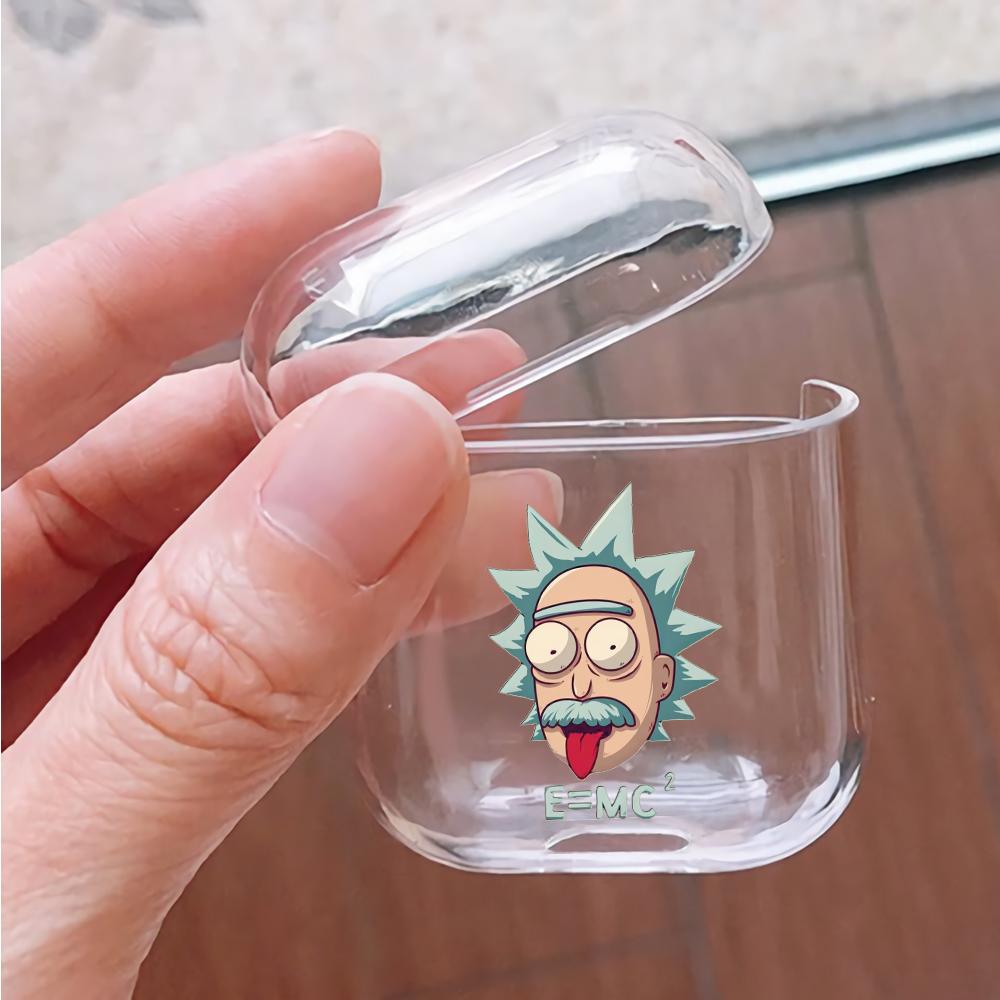 Professor Rick Hard Plastic Protective Clear Case Cover For Apple Airpods-AirPod Case-Altracase