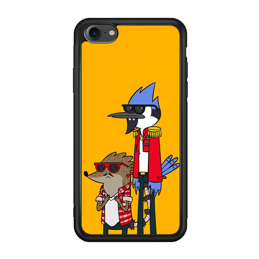 Regular Show Rigby and Mordecai iPhone 7 Case-Phone Case-Rubber Black (2D Case)-Altracase