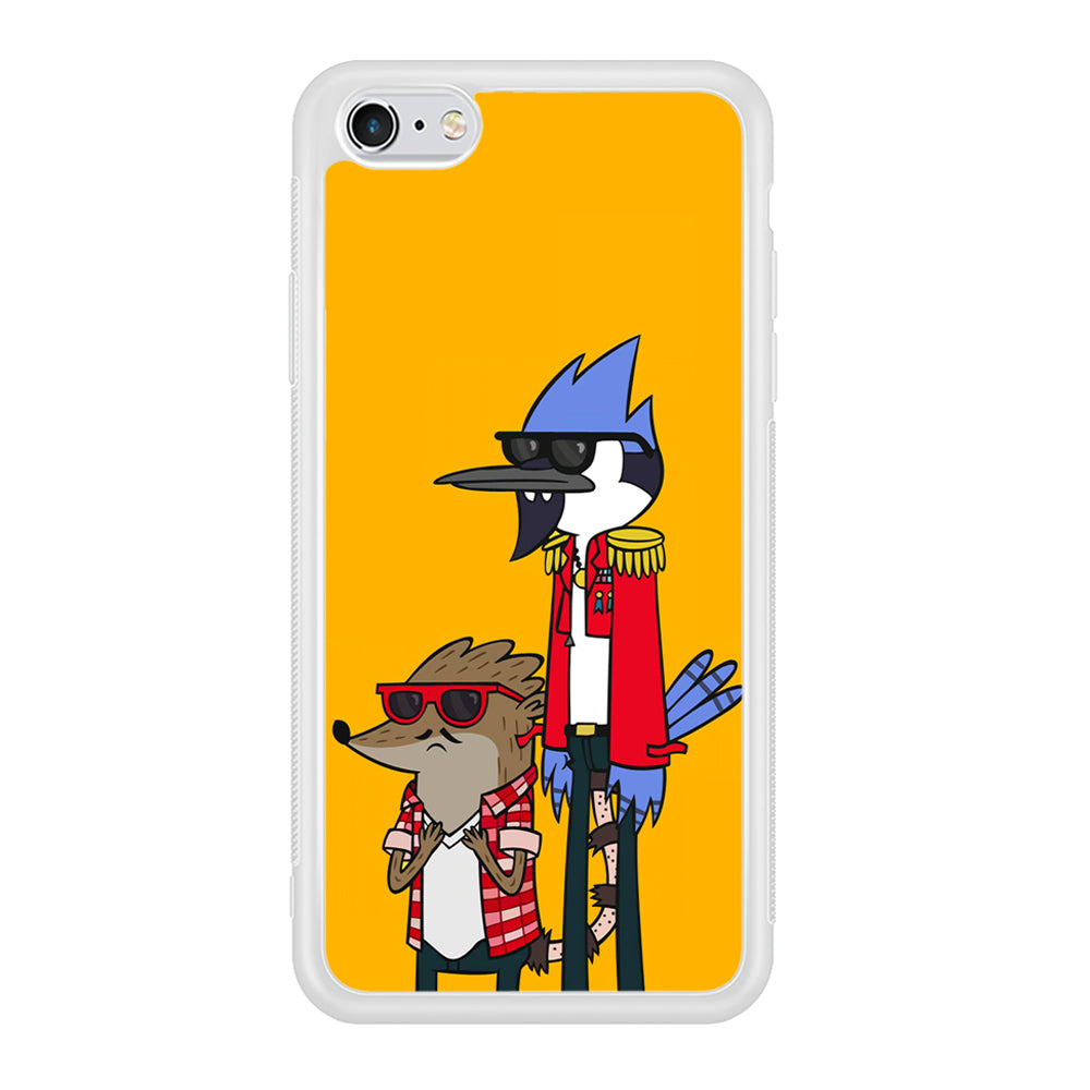 Regular Show Rigby and Mordecai iPhone 6 | 6s Case-Phone Case-Rubber White (2D Case)-Altracase
