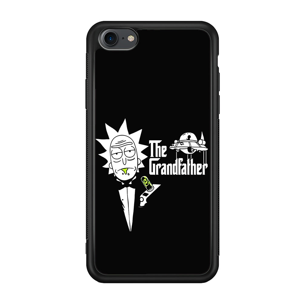 Rick The Grand Father iPhone 7 Case-Phone Case-Rubber Black (2D Case)-Altracase
