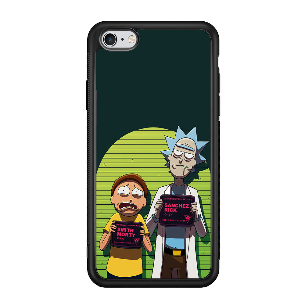 Rick and Morty Prisoner iPhone 6 | 6s Case-Phone Case-Rubber Black (2D Case)-Altracase