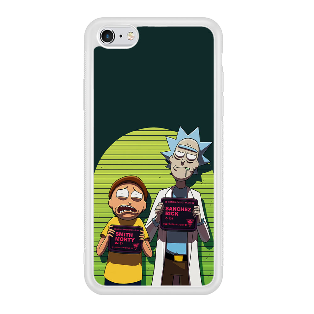 Rick and Morty Prisoner iPhone 6 | 6s Case-Phone Case-Rubber White (2D Case)-Altracase