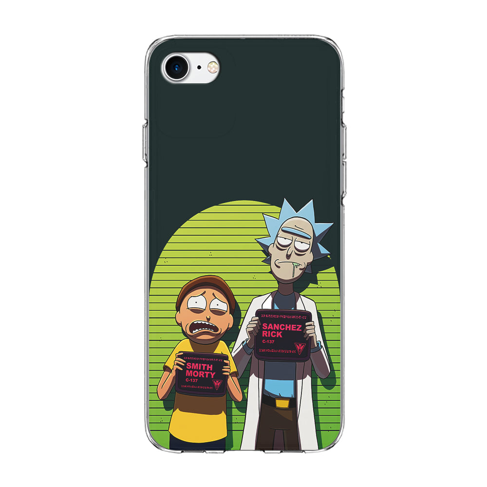 Rick and Morty Prisoner iPhone 7 Case-Phone Case-Clear Soft Case-Altracase