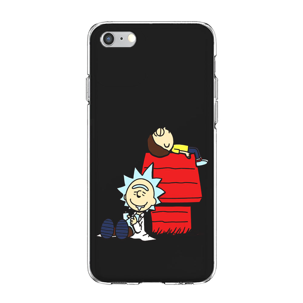 Rick and Morty Snoopy House iPhone 6 Plus | 6s Plus Case-Phone Case-Clear Soft Case-Altracase