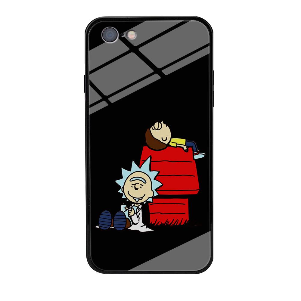 Rick and Morty Snoopy House iPhone 6 | 6s Case-Phone Case-Tempered Glass Case-Altracase