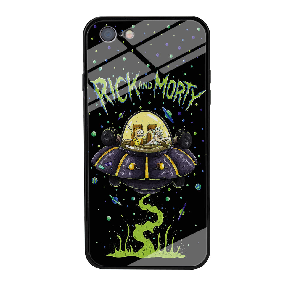 Rick and Morty Spacecraft iPhone 6 | 6s Case-Phone Case-Tempered Glass Case-Altracase