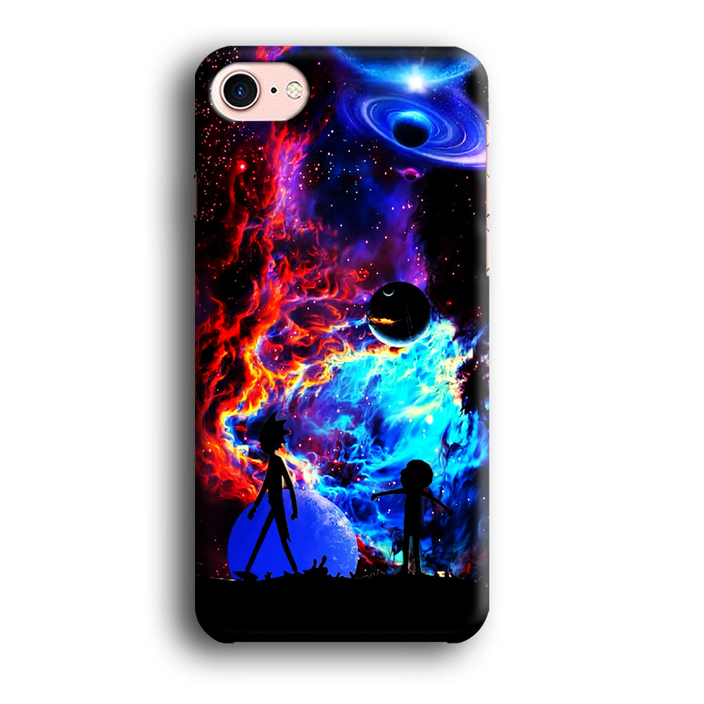 Rick and Morty Wonderful Galaxy iPhone 7 Case-Phone Case-3D Case-Altracase