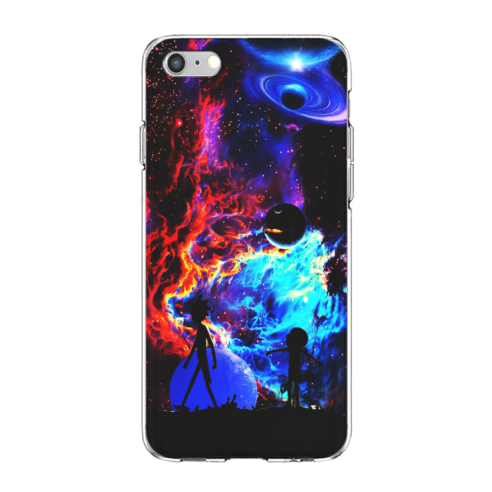 Rick and Morty Wonderful Galaxy iPhone 6 | 6s Case-Phone Case-Clear Soft Case-Altracase