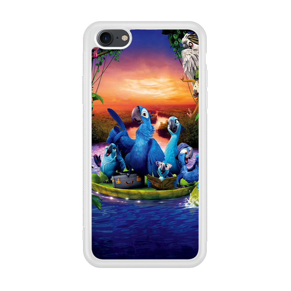 Rio Tour on The River iPhone 7 Case-Phone Case-Rubber White (2D Case)-Altracase