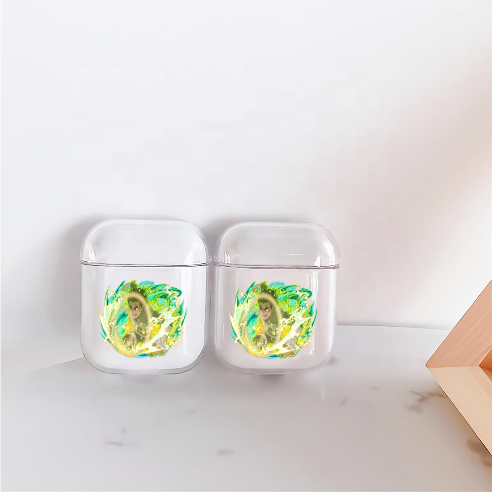 Rock Lee Ultimate Jutsu Hard Plastic Protective Clear Case Cover For Apple Airpods-AirPod Case-Altracase