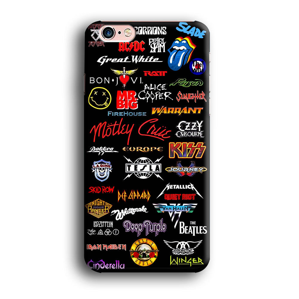 Rock and Metal Band Logo iPhone 6 Plus | 6s Plus Case-Phone Case-3D Case-Altracase