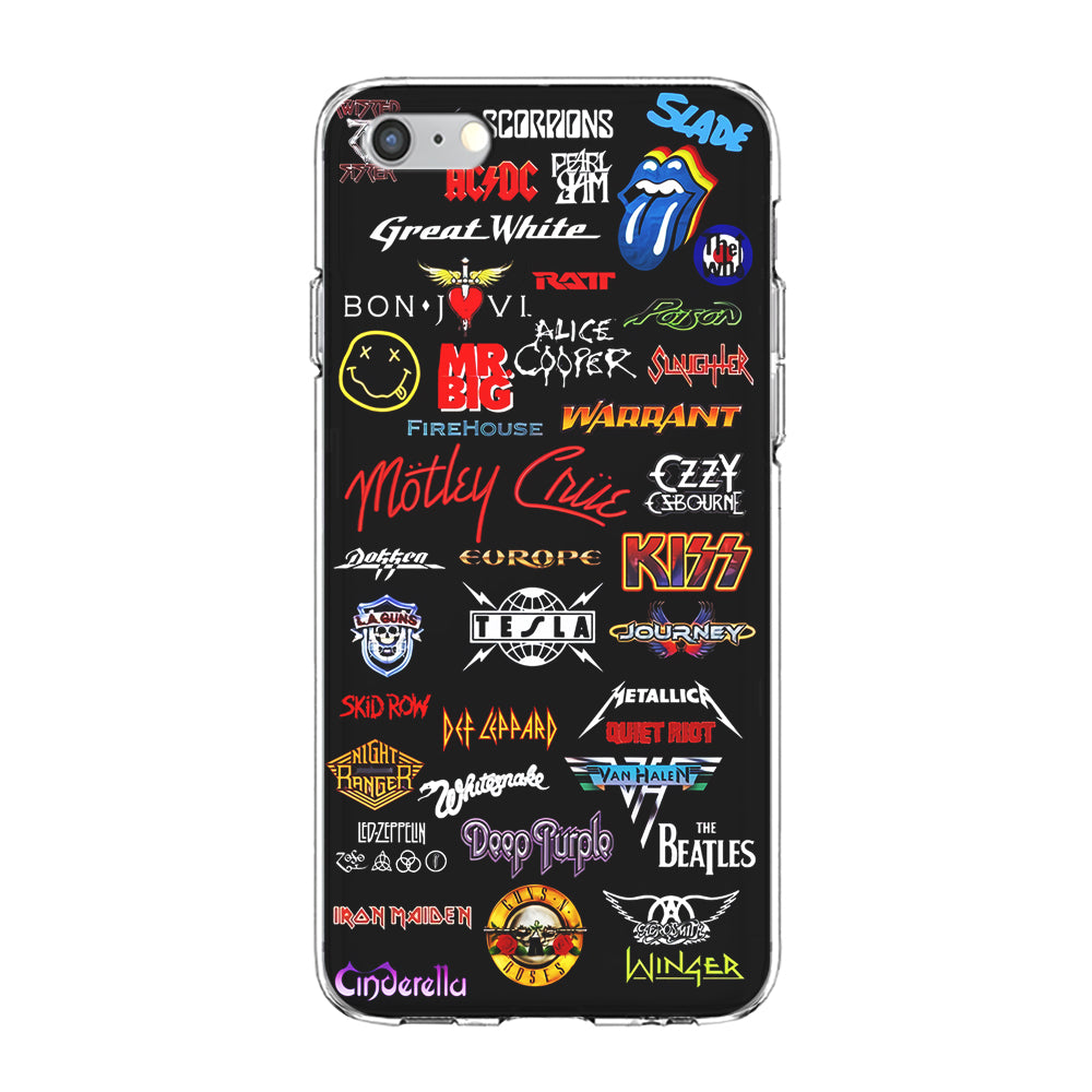 Rock and Metal Band Logo iPhone 6 Plus | 6s Plus Case-Phone Case-Tempered Glass Case-Altracase
