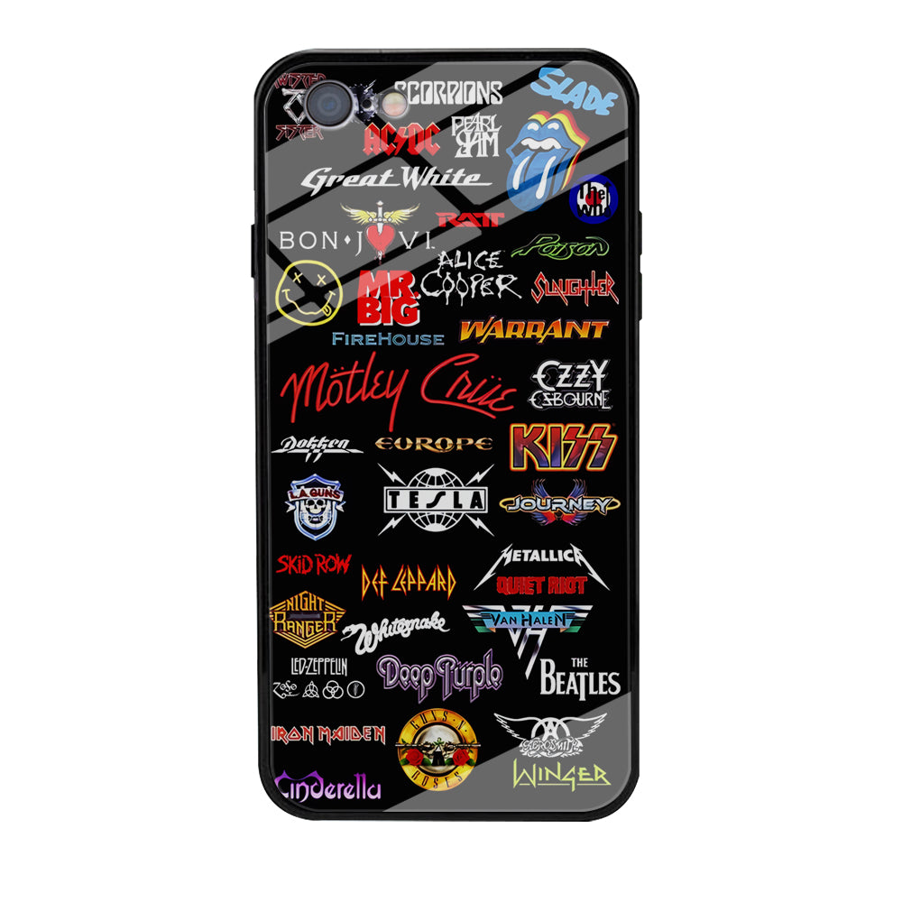 Rock and Metal Band Logo iPhone 6 | 6s Case-Phone Case-Tempered Glass Case-Altracase
