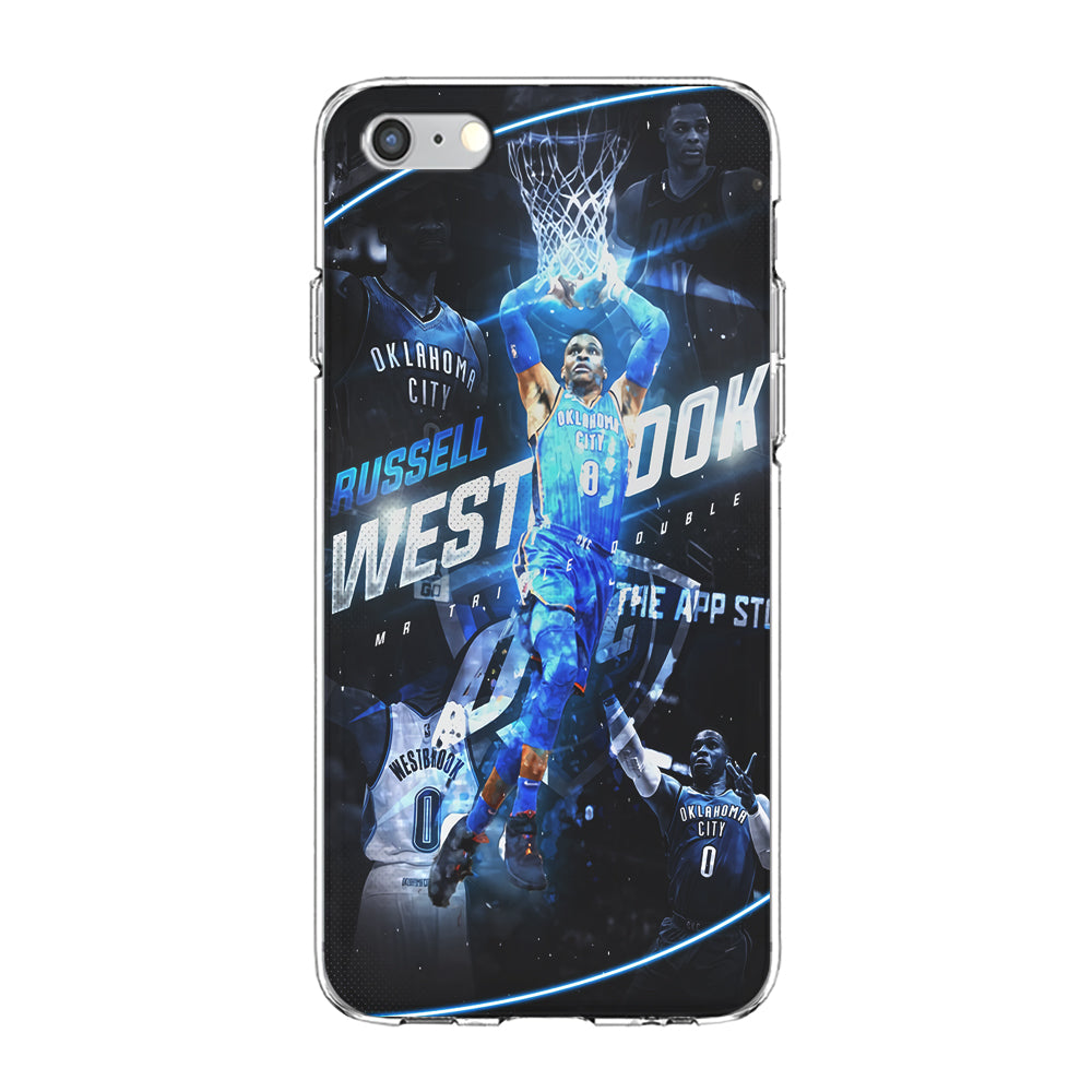 Russell Westbrook OKC iPhone 6 | 6s Case-Phone Case-Clear Soft Case-Altracase