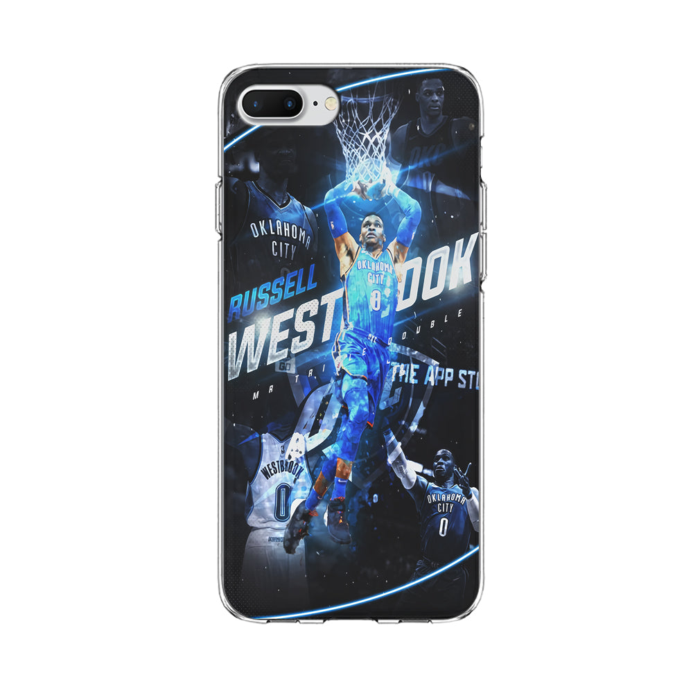 Russell Westbrook OKC iPhone 7 Plus Case-Phone Case-Clear Soft Case-Altracase