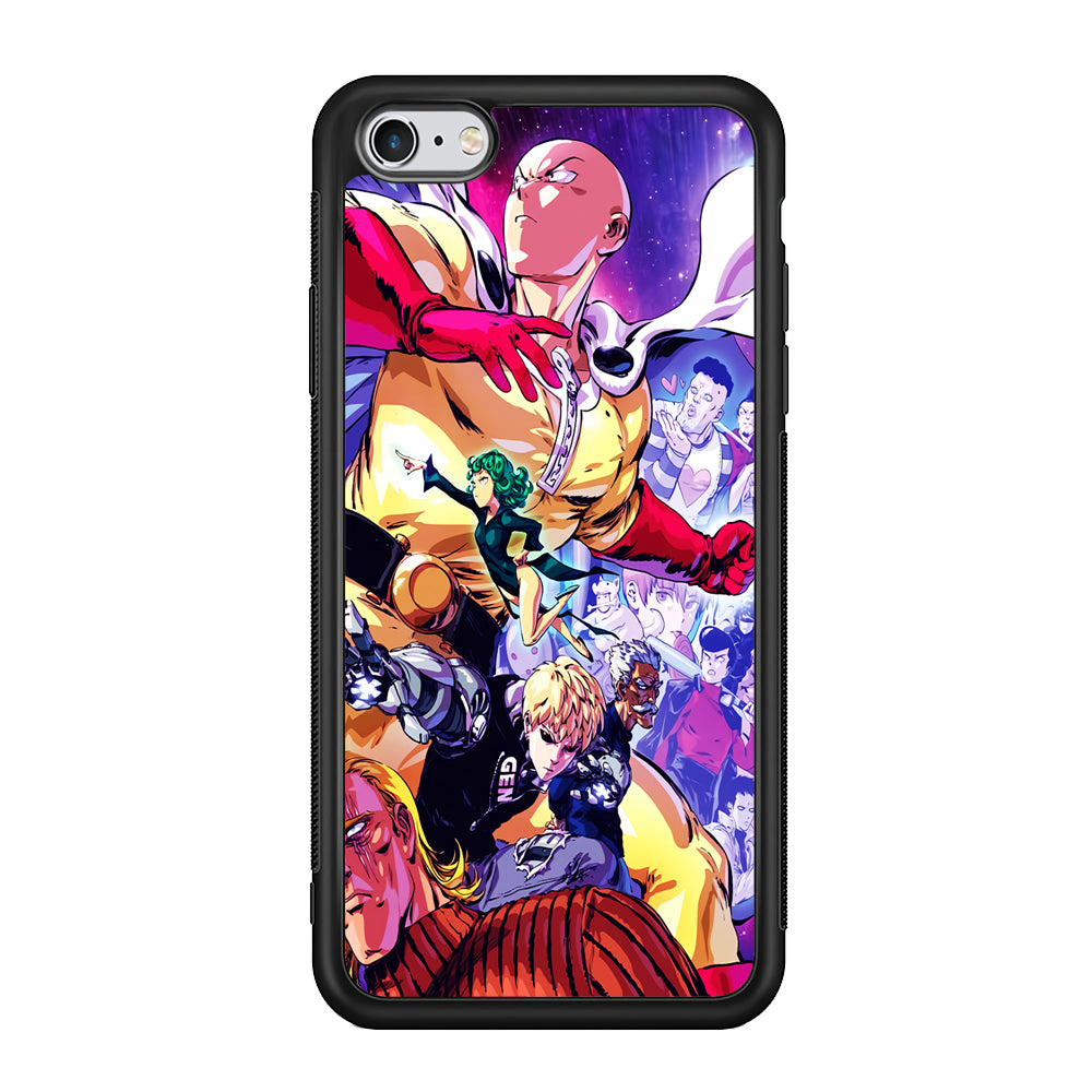 Saitama Alliance S-Class Hero iPhone 6 | 6s Case-Phone Case-Rubber Black (2D Case)-Altracase