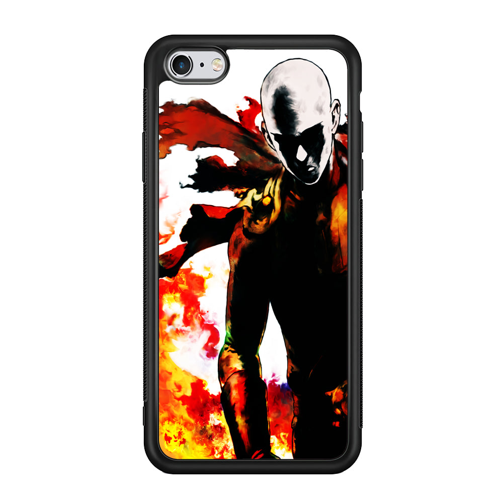 Saitama Strongest Man iPhone 6 | 6s Case-Phone Case-Rubber Black (2D Case)-Altracase